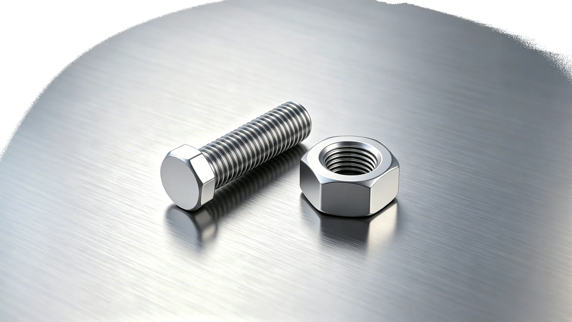 Precision hex bolt and nut